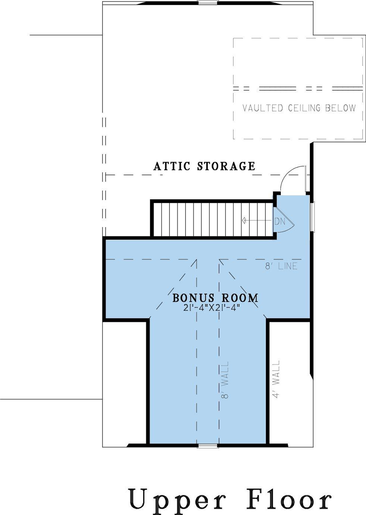 Farmhouse House Plan - White Oak Farms 38008 - 2nd Floor Plan