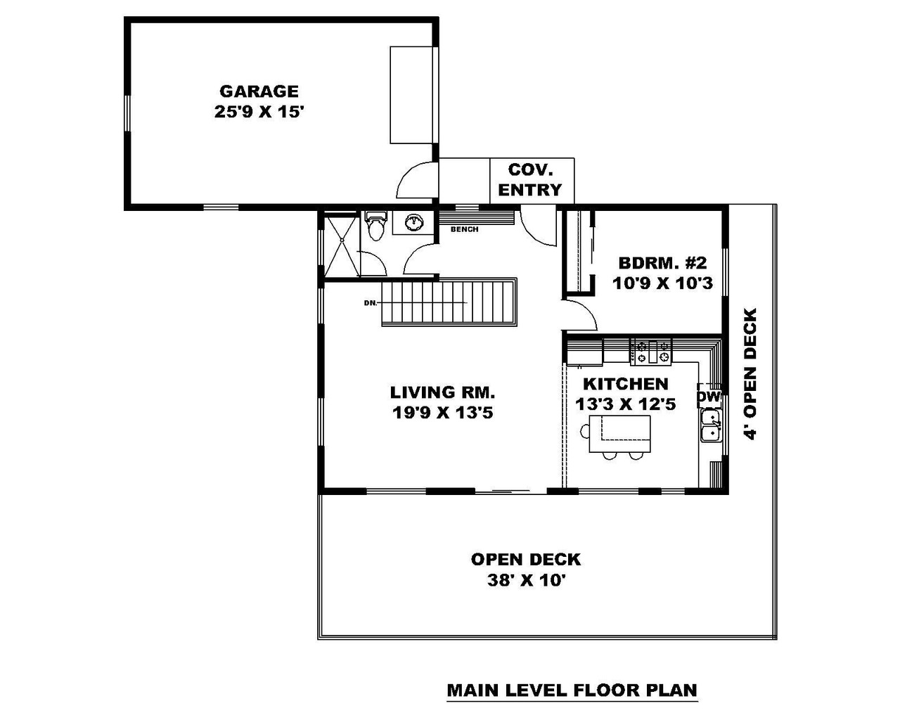 Craftsman House Plan - 17492 - 1st Floor Plan