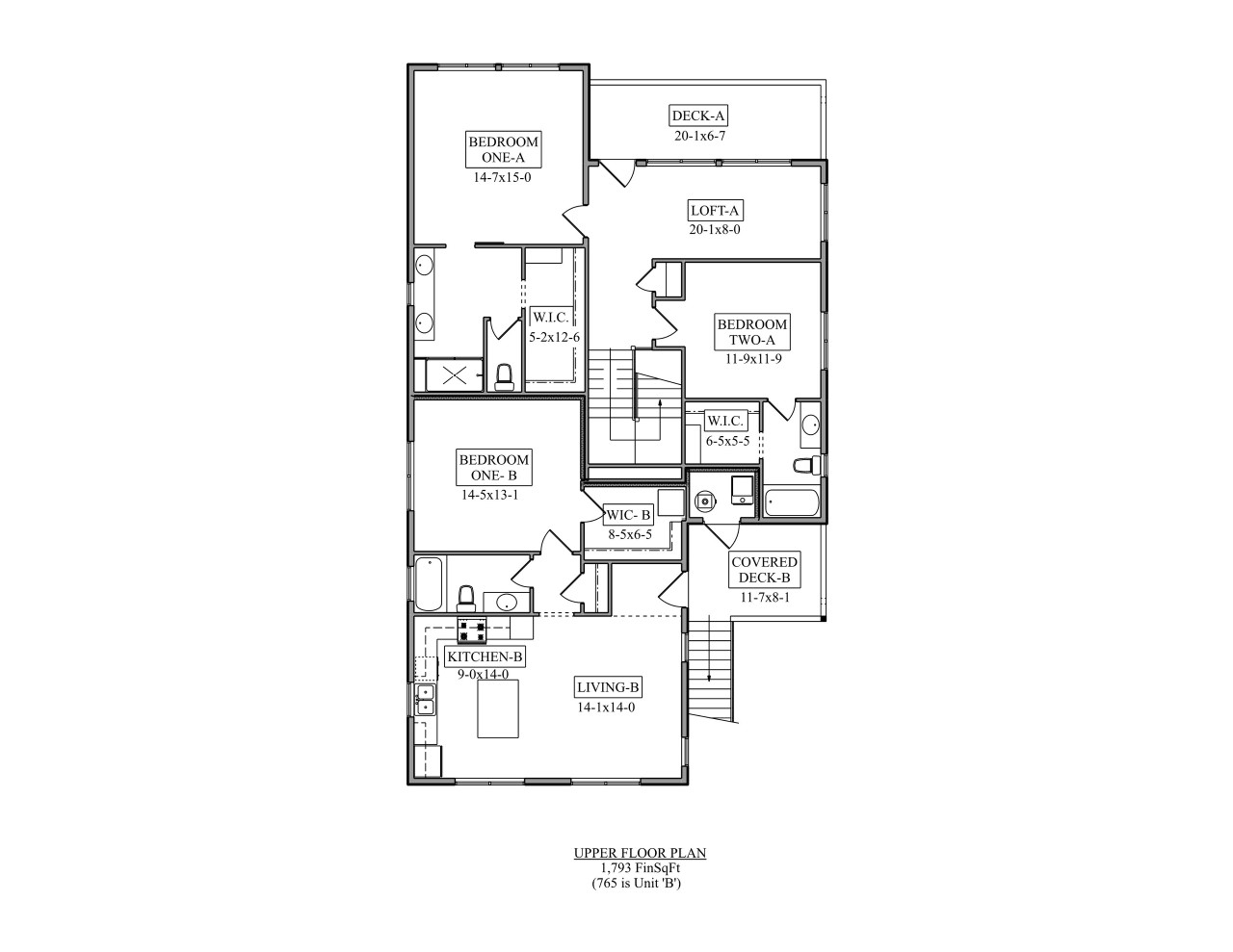 Contemporary House Plan - Zepher 50992 - 2nd Floor Plan