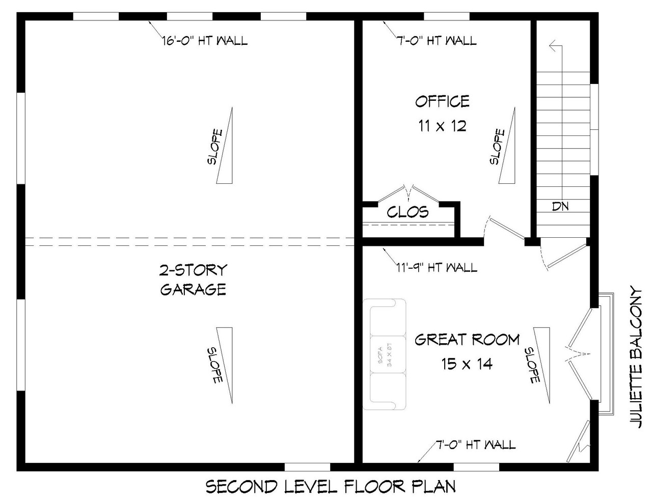 Secondary Image - Traditional House Plan - Lake Tahoe 25785 - 2nd Floor Plan