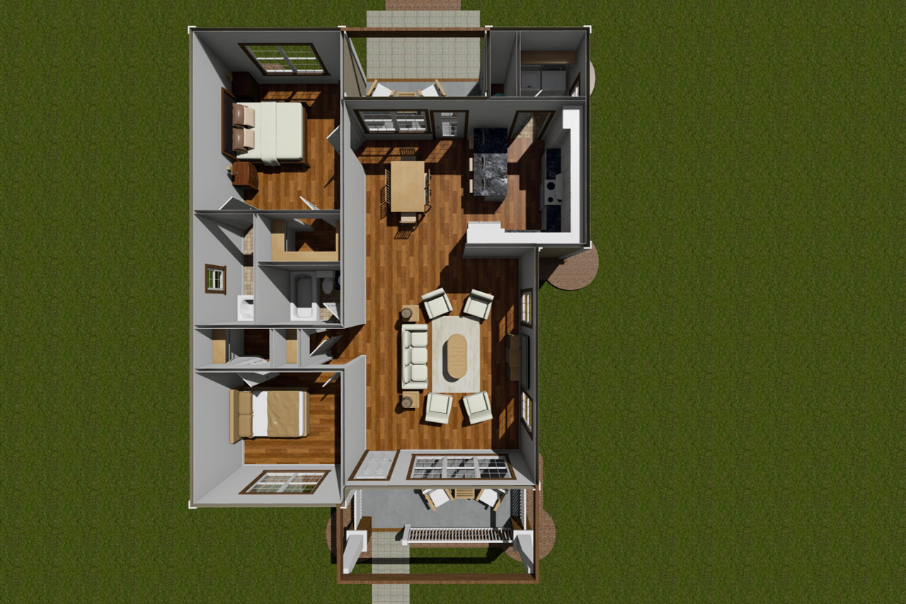 Cottage House Plan - Summer Cottage 78203 - Other Floor Plan