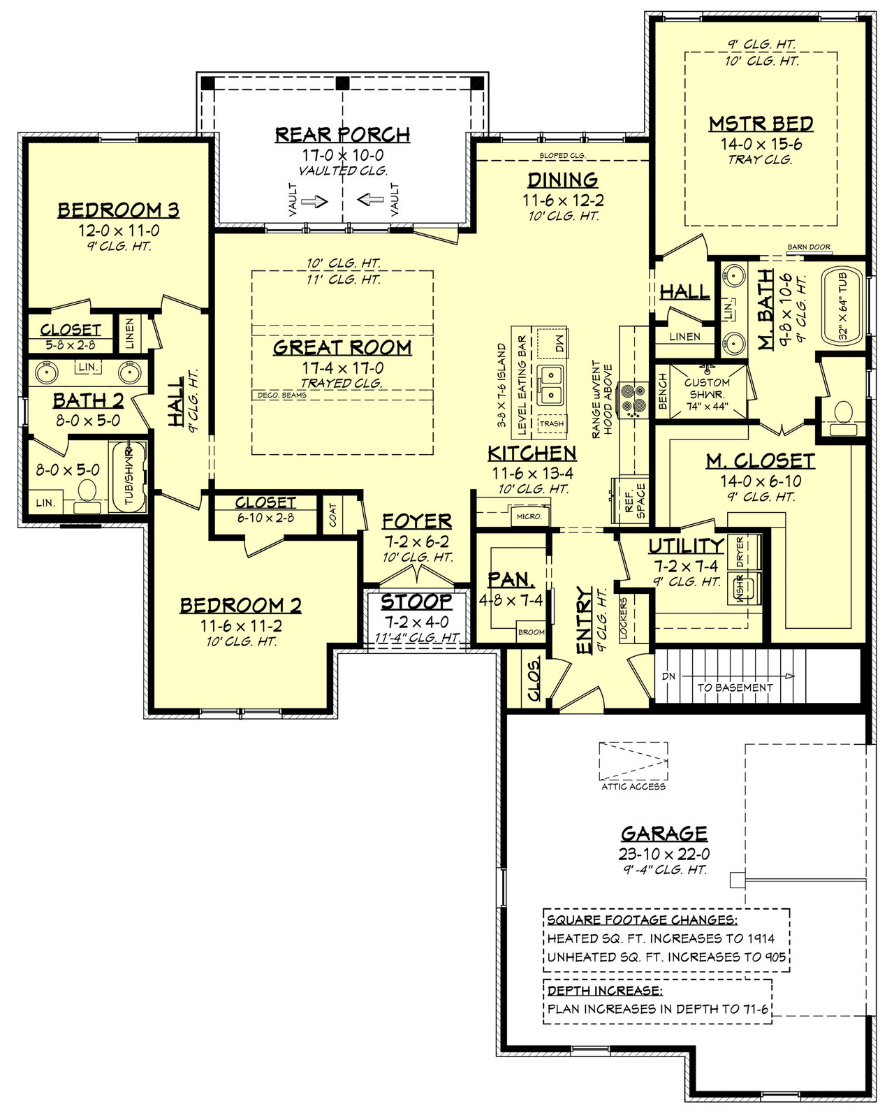 Traditional House Plan - Dillon Cove 59477 - Optional Floor Plan
