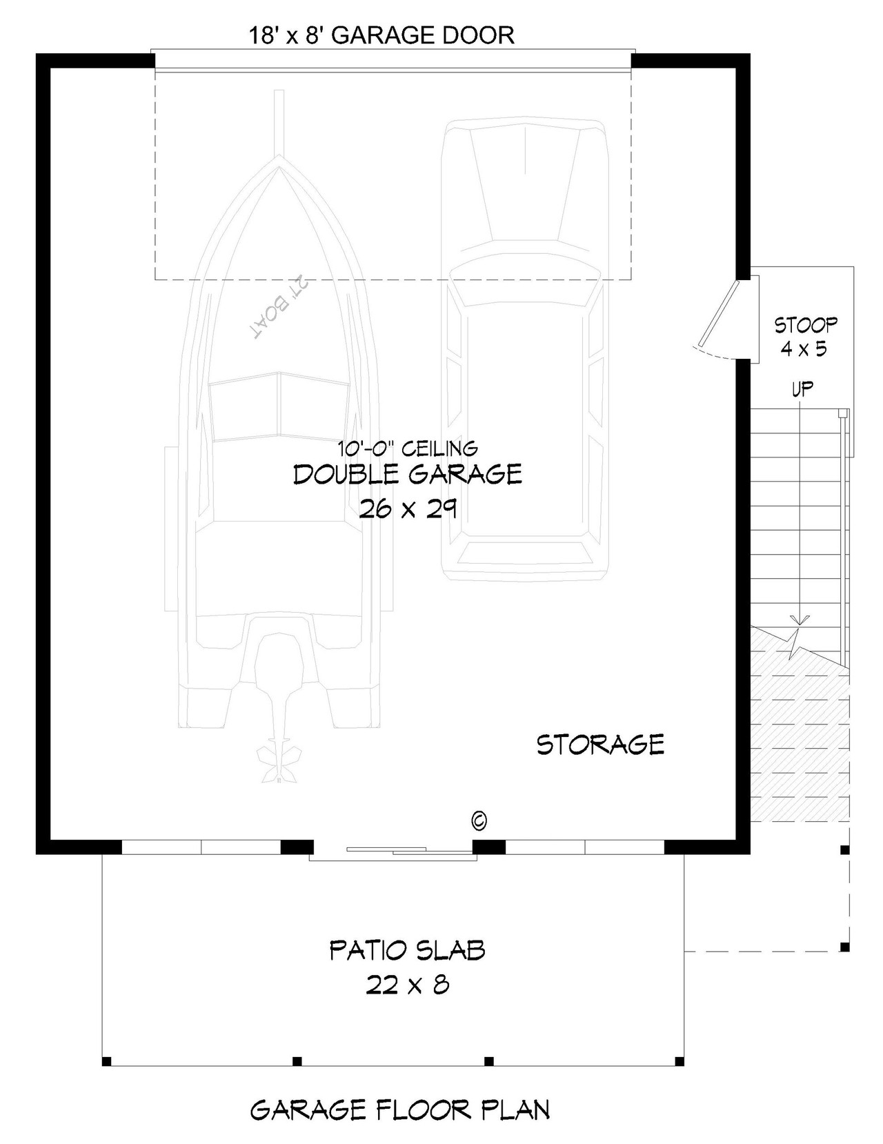 Contemporary House Plan - Morris Ferry Overlook 78484 - 1st Floor Plan