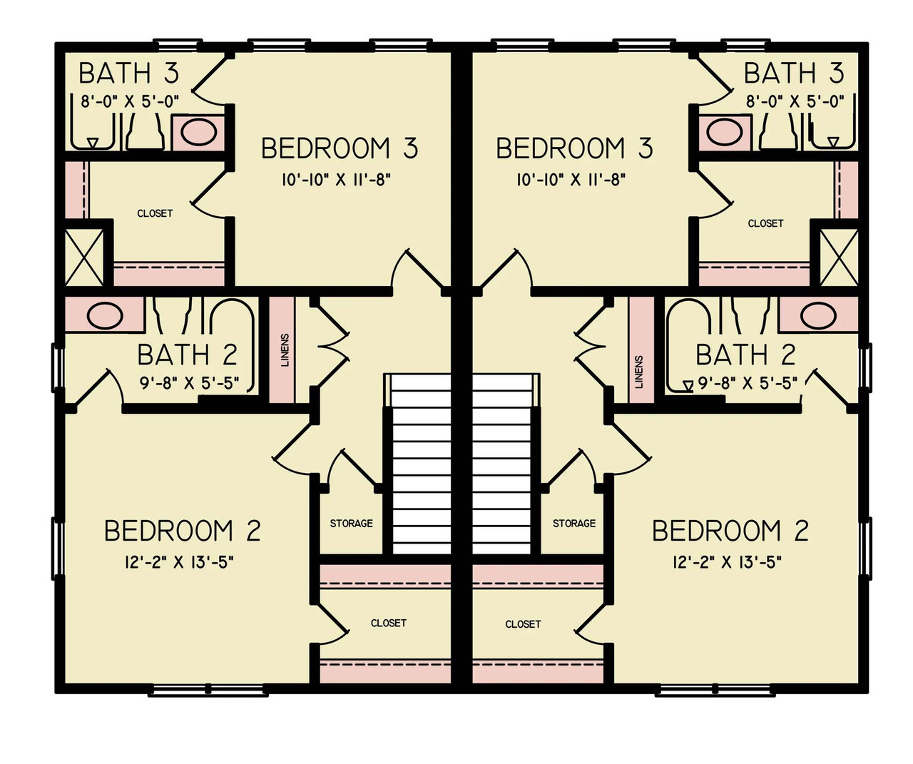 Secondary Image - Traditional House Plan - Hunter 58229 - 2nd Floor Plan