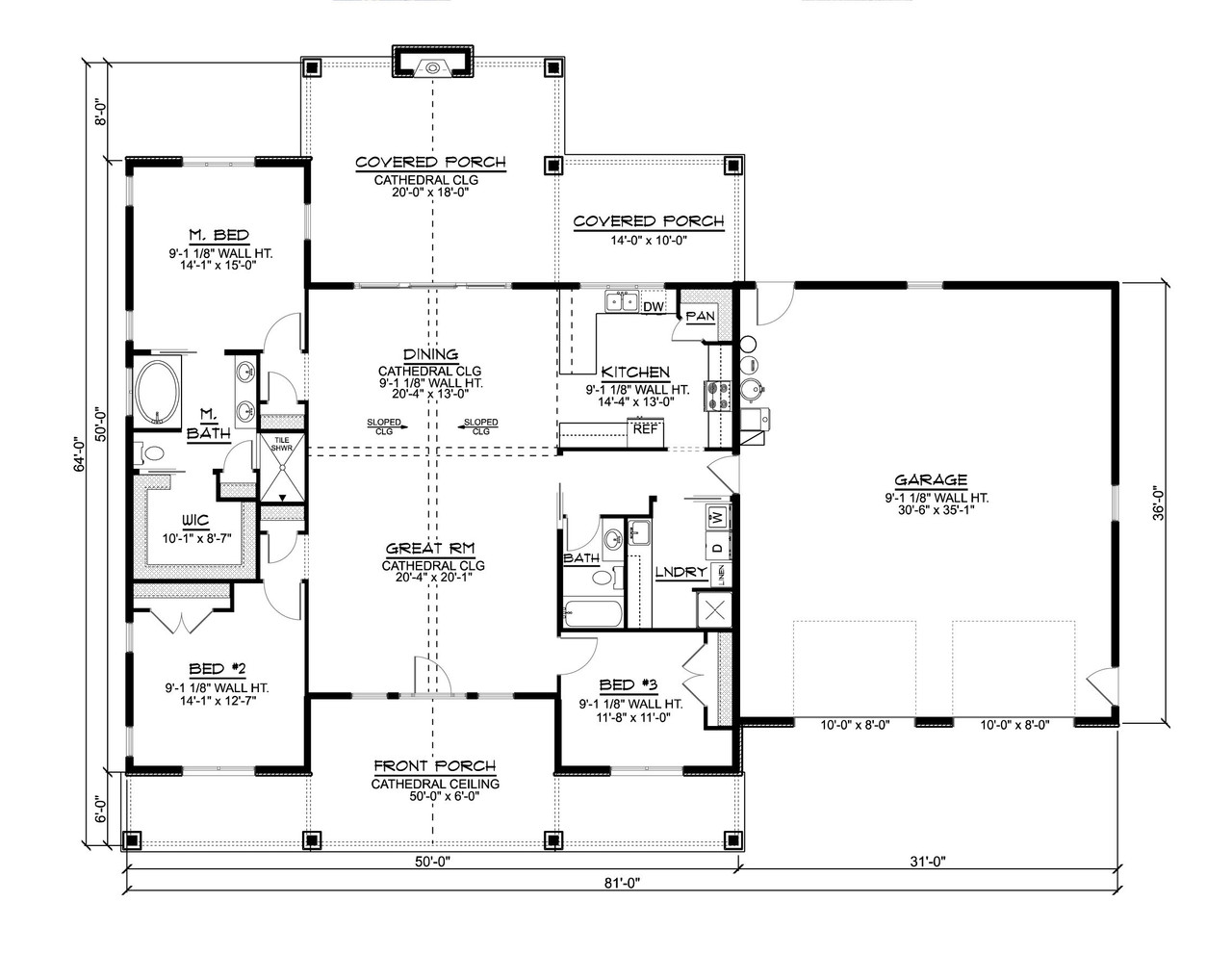 Craftsman House Plan - 66717 - Optional Floor Plan