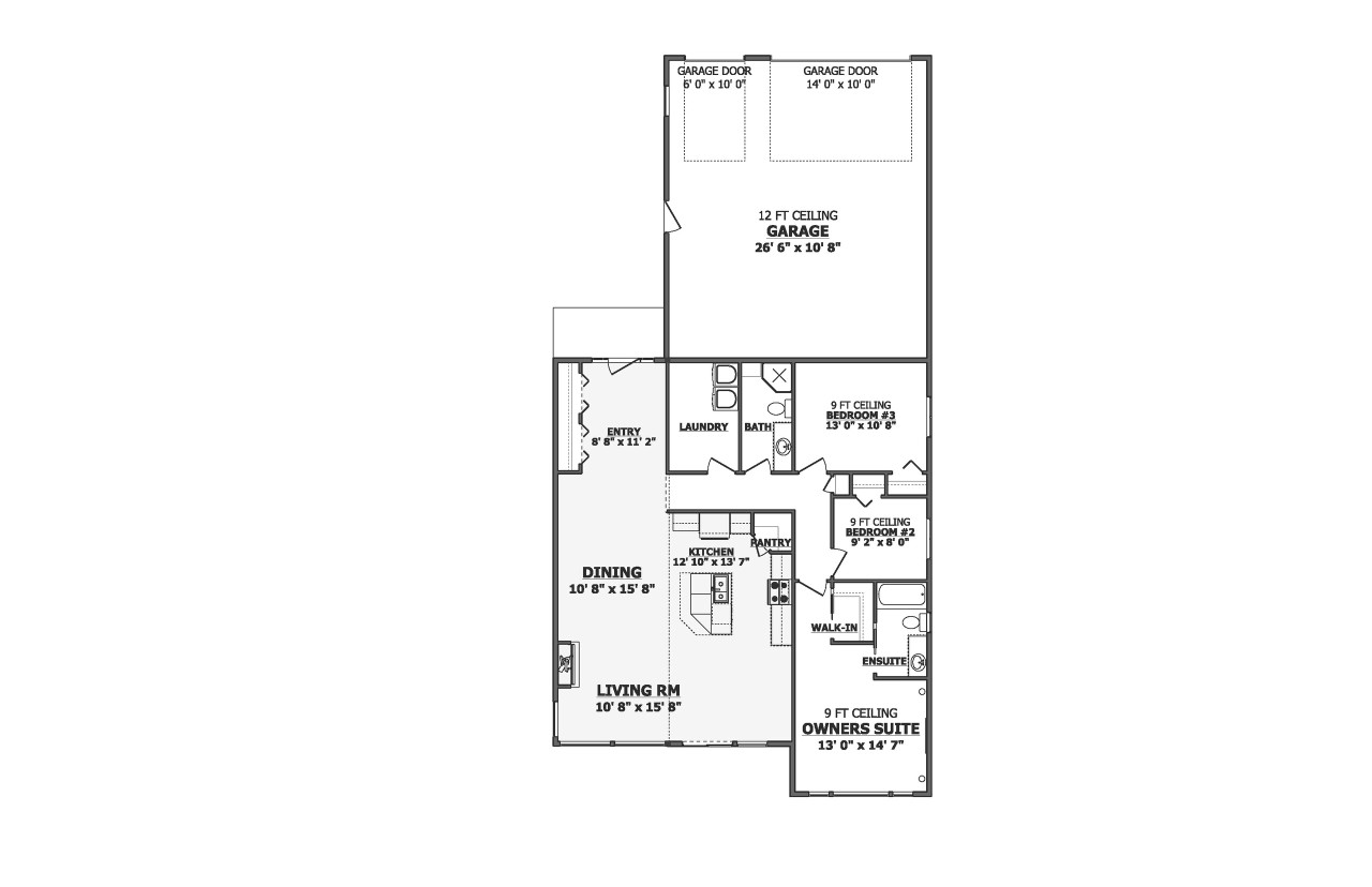 Modern House Plan - The Forest 14953 - 1st Floor Plan