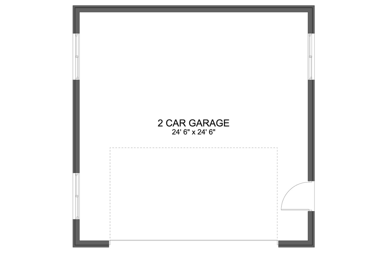 Farmhouse House Plan - McGregor Garage 55811 - 1st Floor Plan