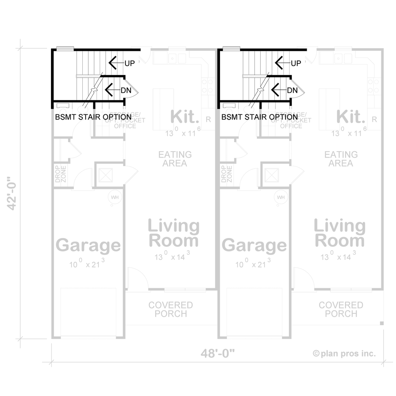 Farmhouse House Plan - Flacco Modern Split 29637 - Optional Floor Plan