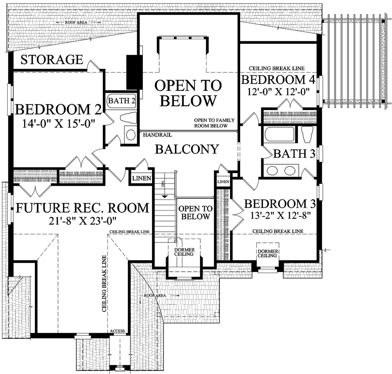 Secondary Image - Cottage House Plan - Victoria's House 34354 - 2nd Floor Plan