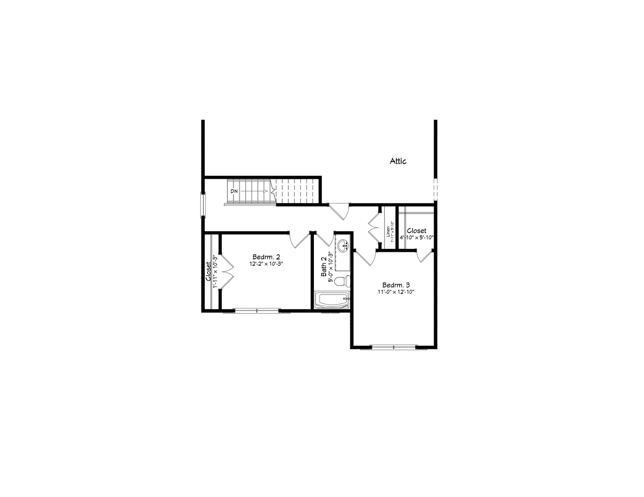 Farmhouse House Plan - 48259 - 2nd Floor Plan