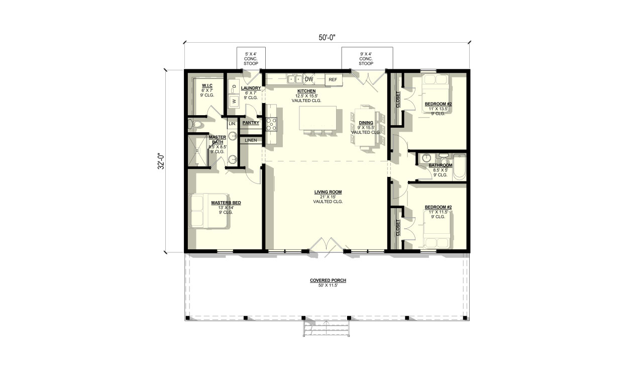 Country House Plan - Amaryllis 35574 - 1st Floor Plan