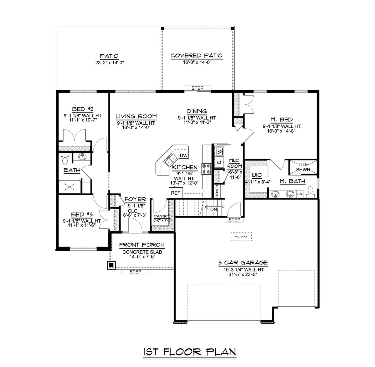 Craftsman House Plan - 98586 - Optional Floor Plan