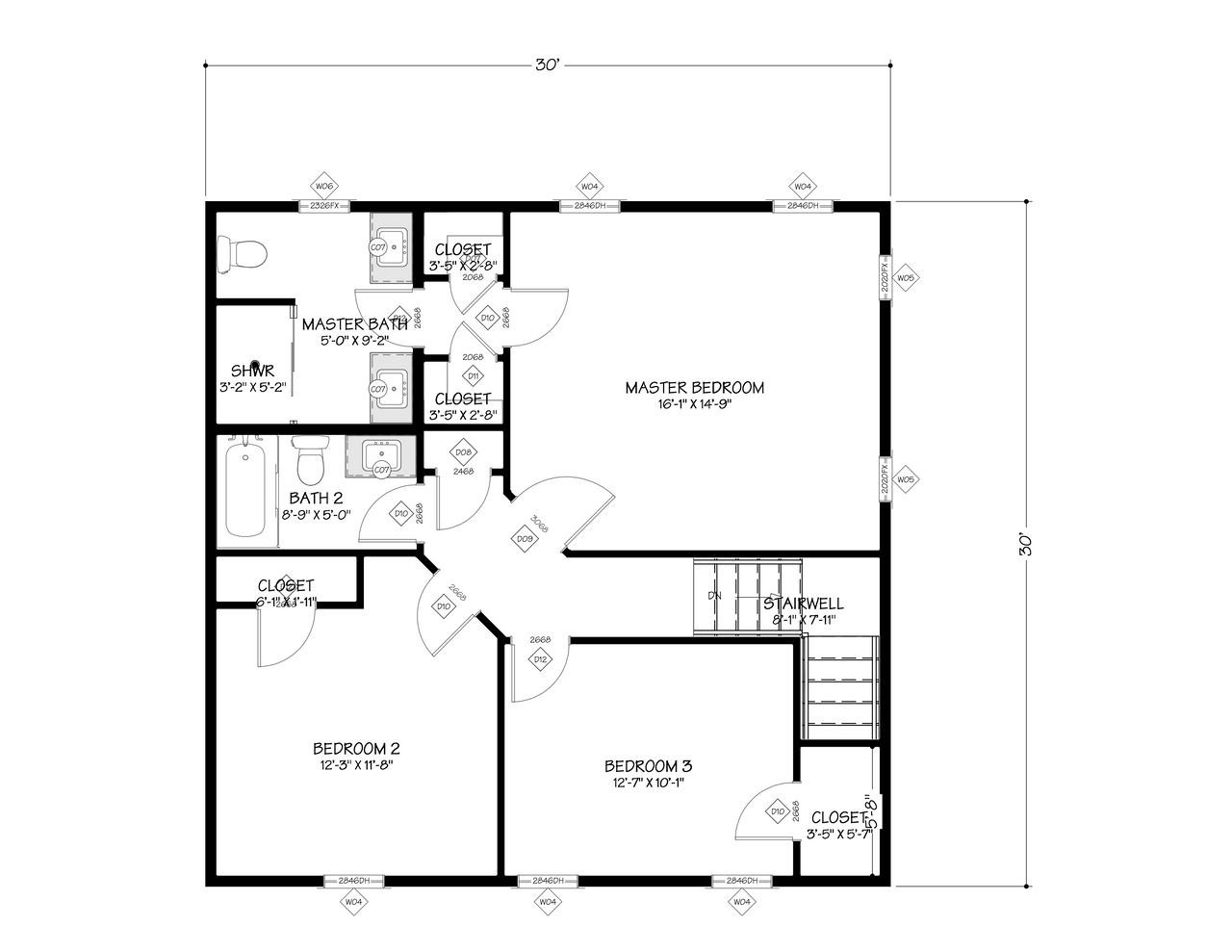 Country House Plan - The Linden Tree 71614 - 2nd Floor Plan