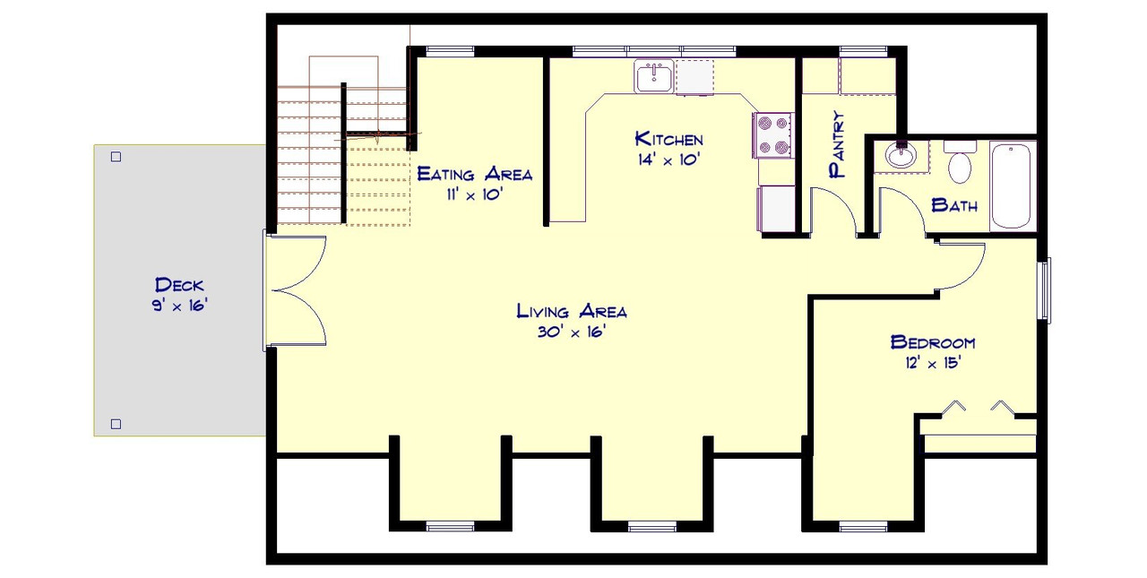 Secondary Image - Country House Plan - Allison 23452 - 2nd Floor Plan