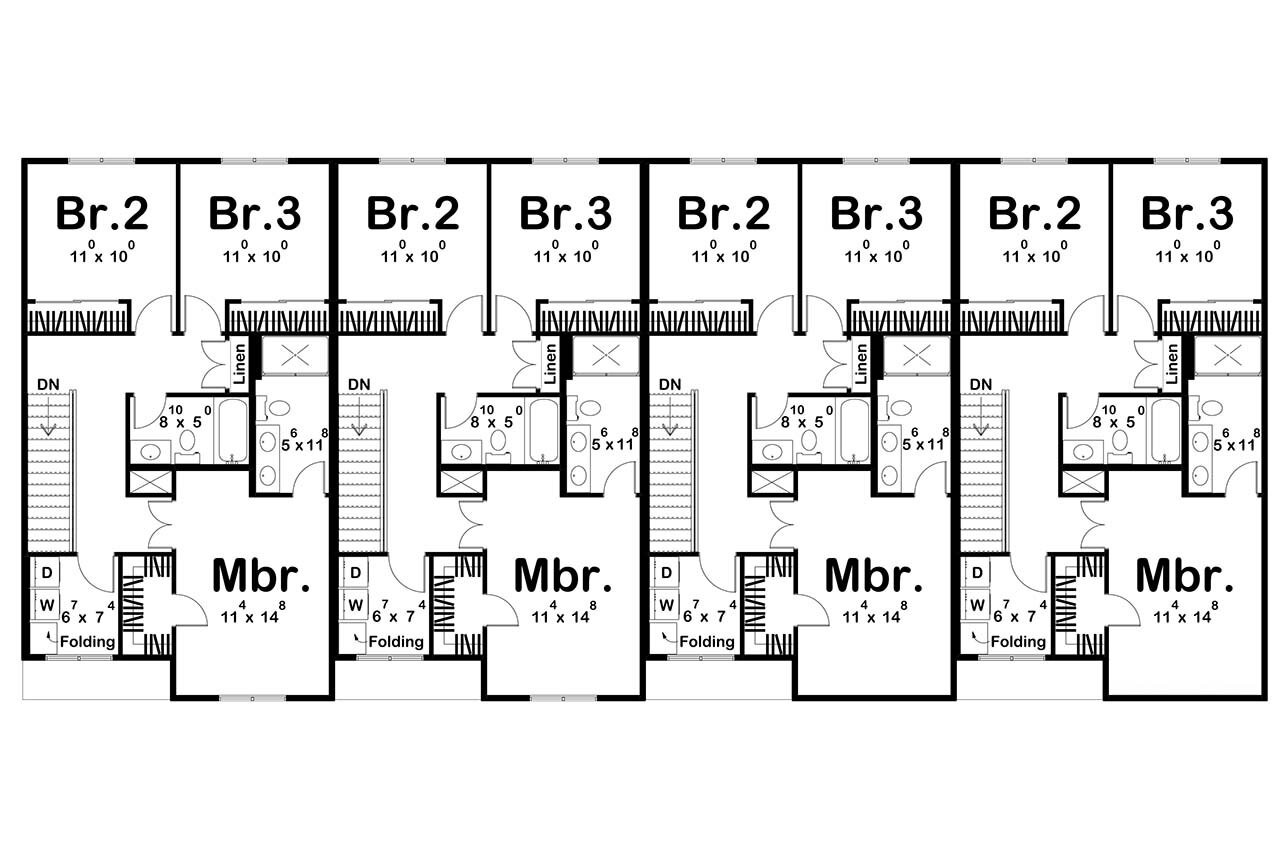 Secondary Image - Farmhouse House Plan - Buttonwood 69615 - 2nd Floor Plan