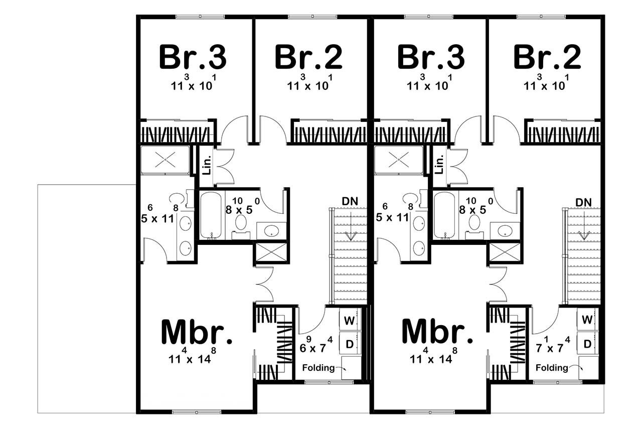 Farmhouse House Plan - Waycross 17720 - 2nd Floor Plan