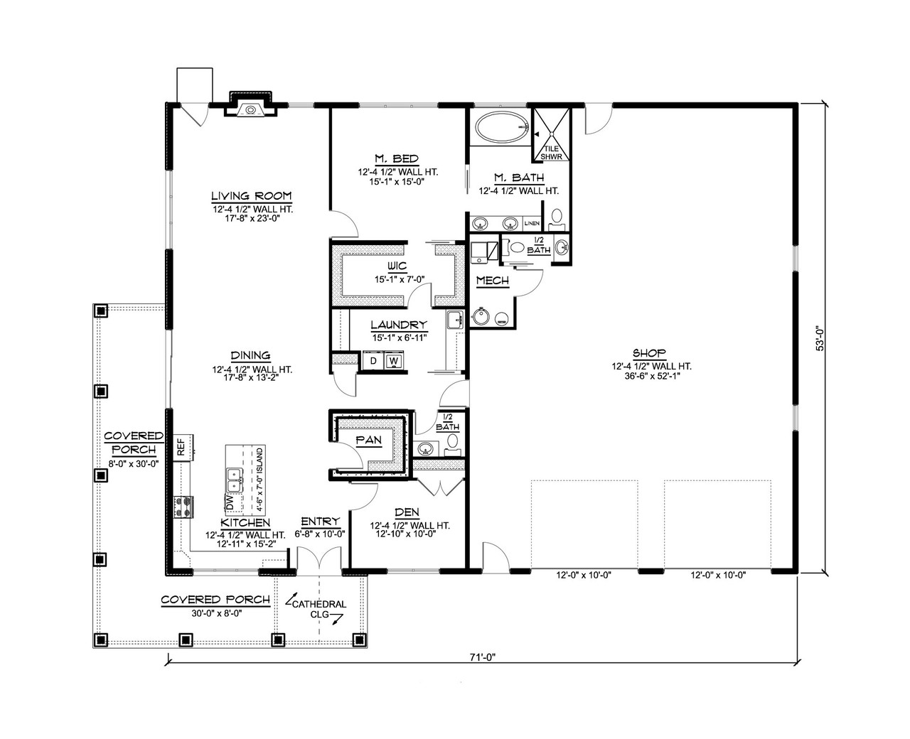 Country House Plan - 37226 - 1st Floor Plan