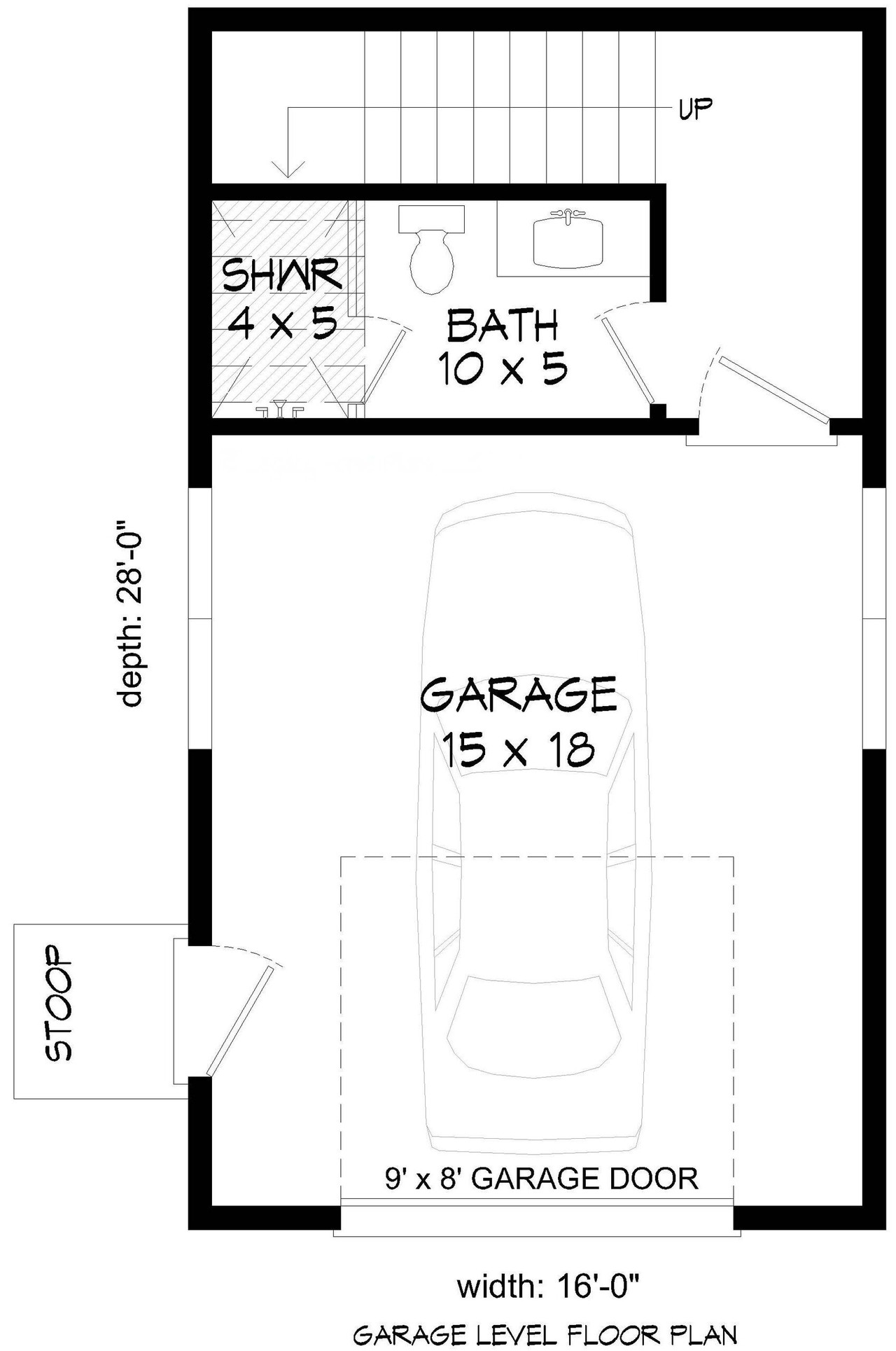 Cape Cod House Plan - Trowbridge ADU 29687 - 1st Floor Plan