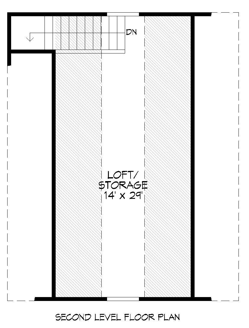 Secondary Image - Traditional House Plan - West Linn Garage 51795 - 2nd Floor Plan