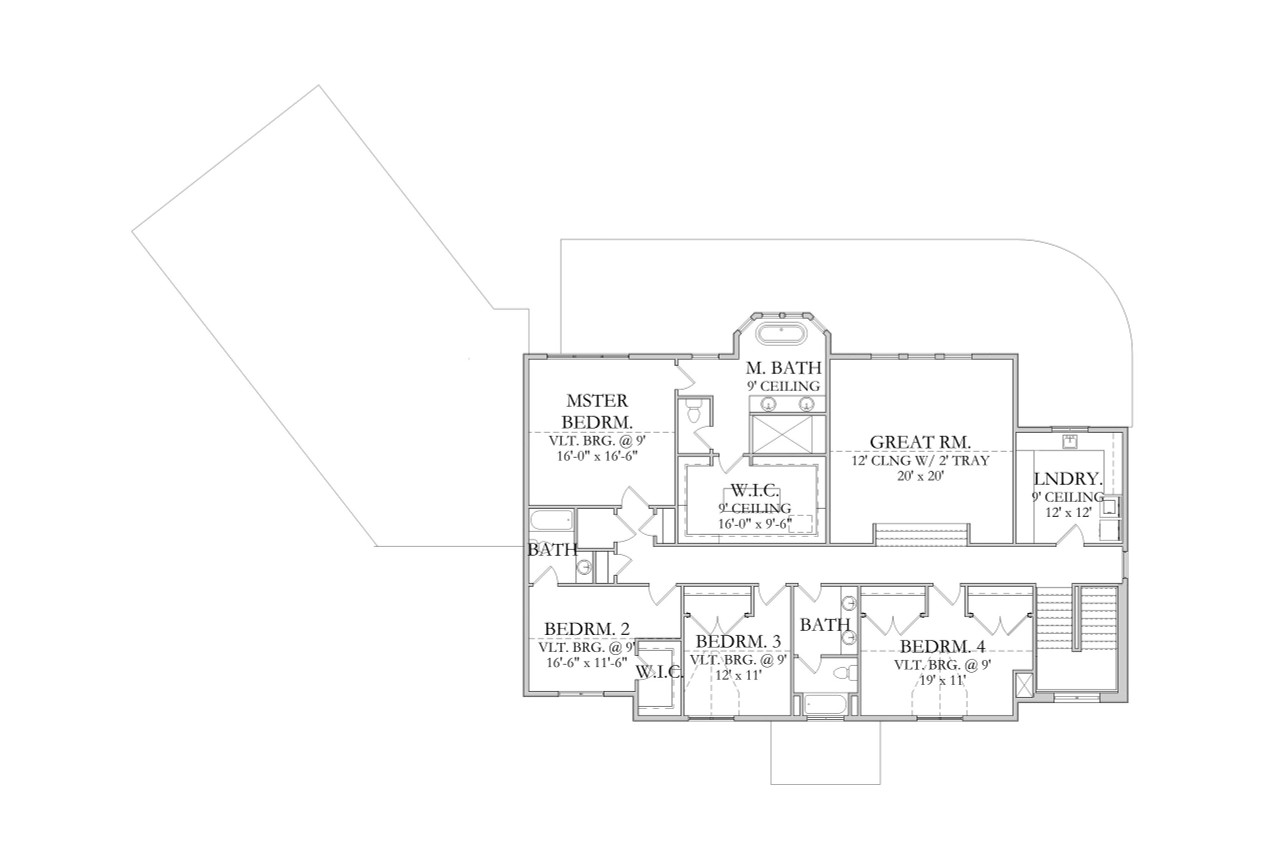 Secondary Image - European House Plan - Birling 92528 - 2nd Floor Plan