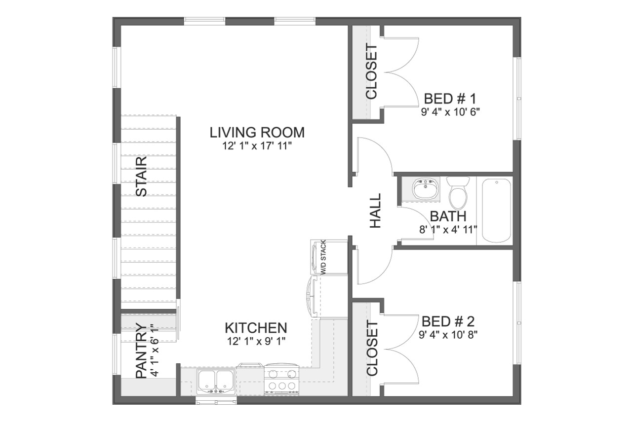Secondary Image - Traditional House Plan - Lemire 18484 - 2nd Floor Plan