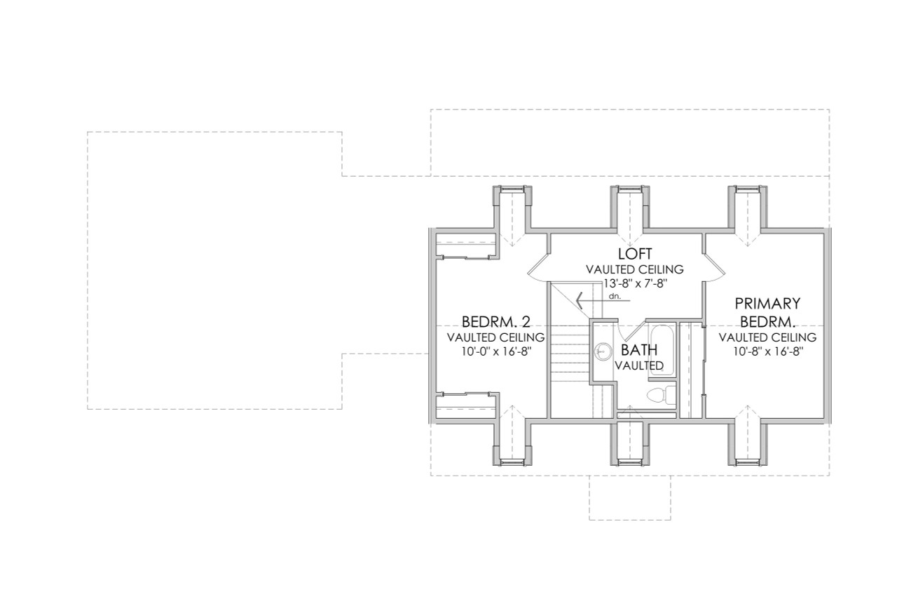 Colonial House Plan - Concord 91435 - 2nd Floor Plan