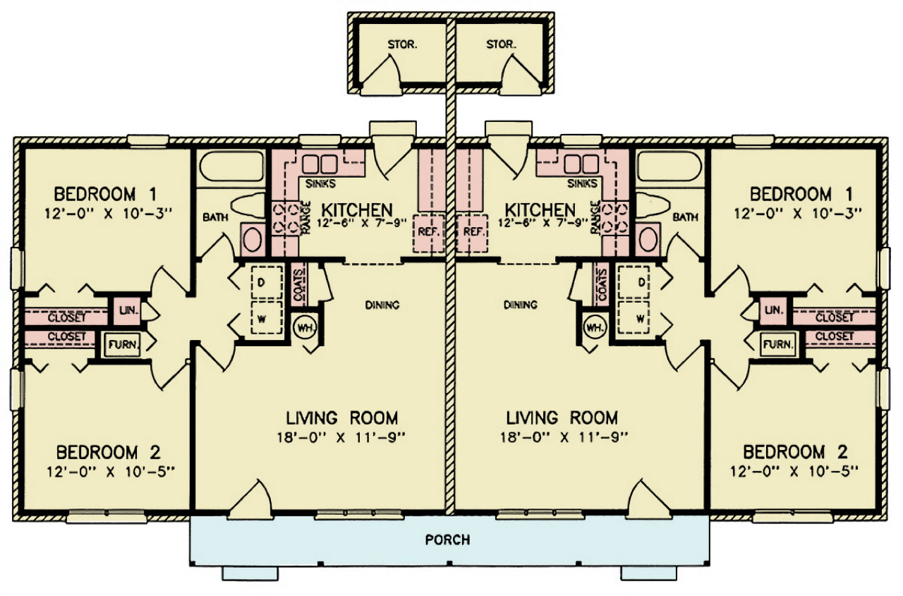 Bungalow House Plan - Puckett 22  18759 - 1st Floor Plan