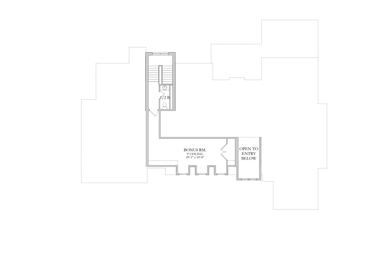 Farmhouse House Plan - Dresden 70290 - 2nd Floor Plan