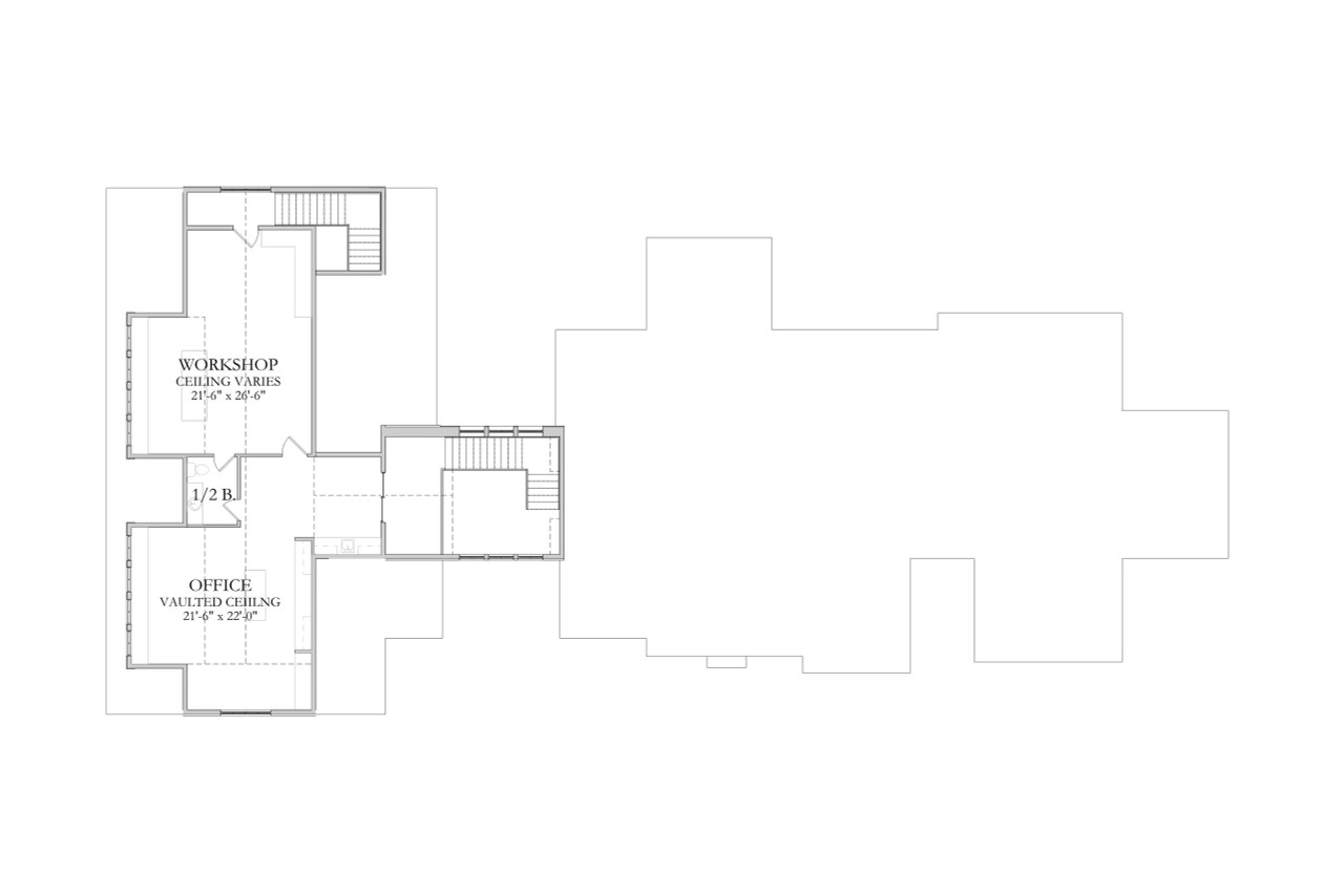 Farmhouse House Plan - Hyde 38591 - 2nd Floor Plan