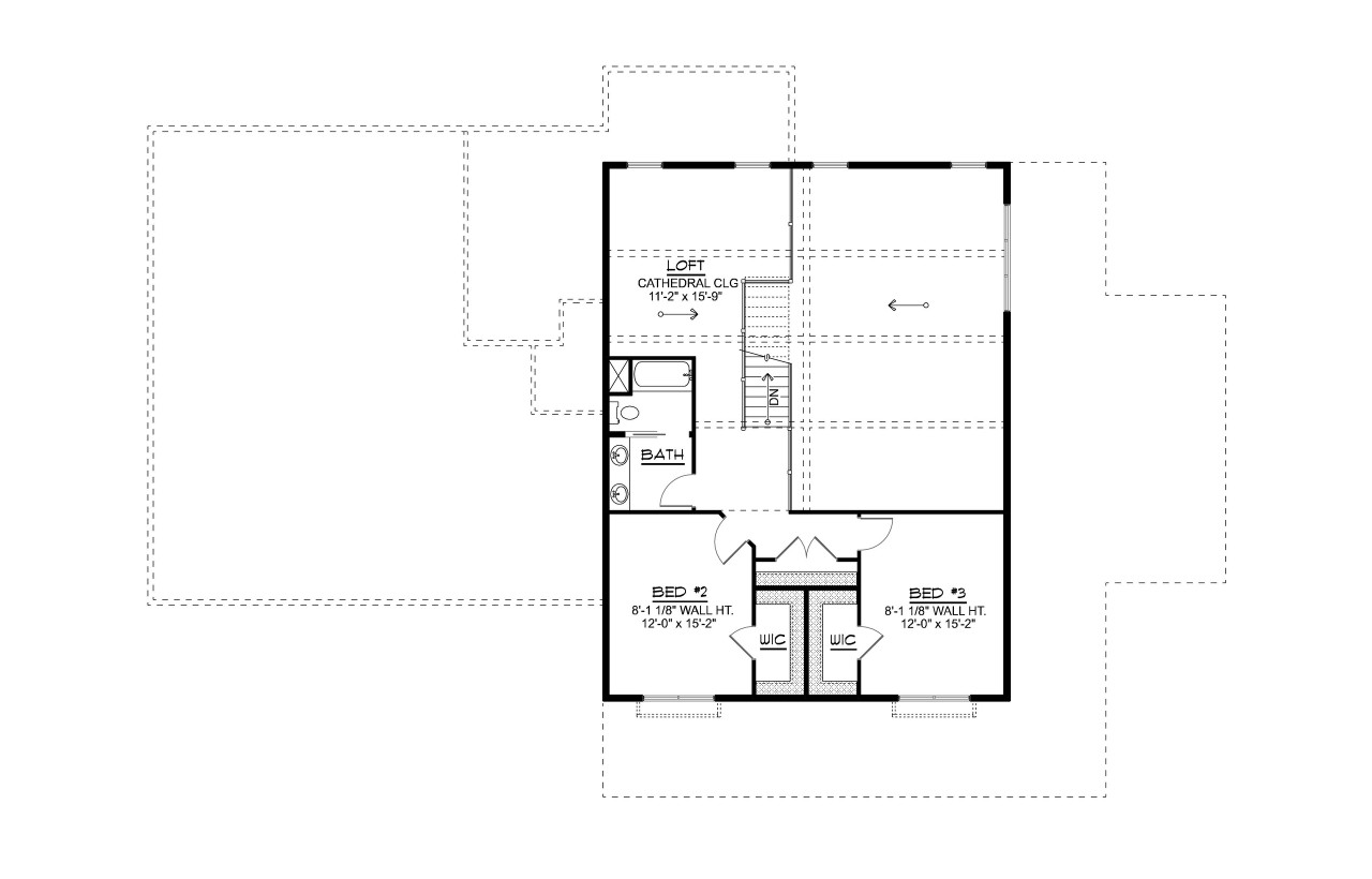 Farmhouse House Plan - 21215 - 2nd Floor Plan