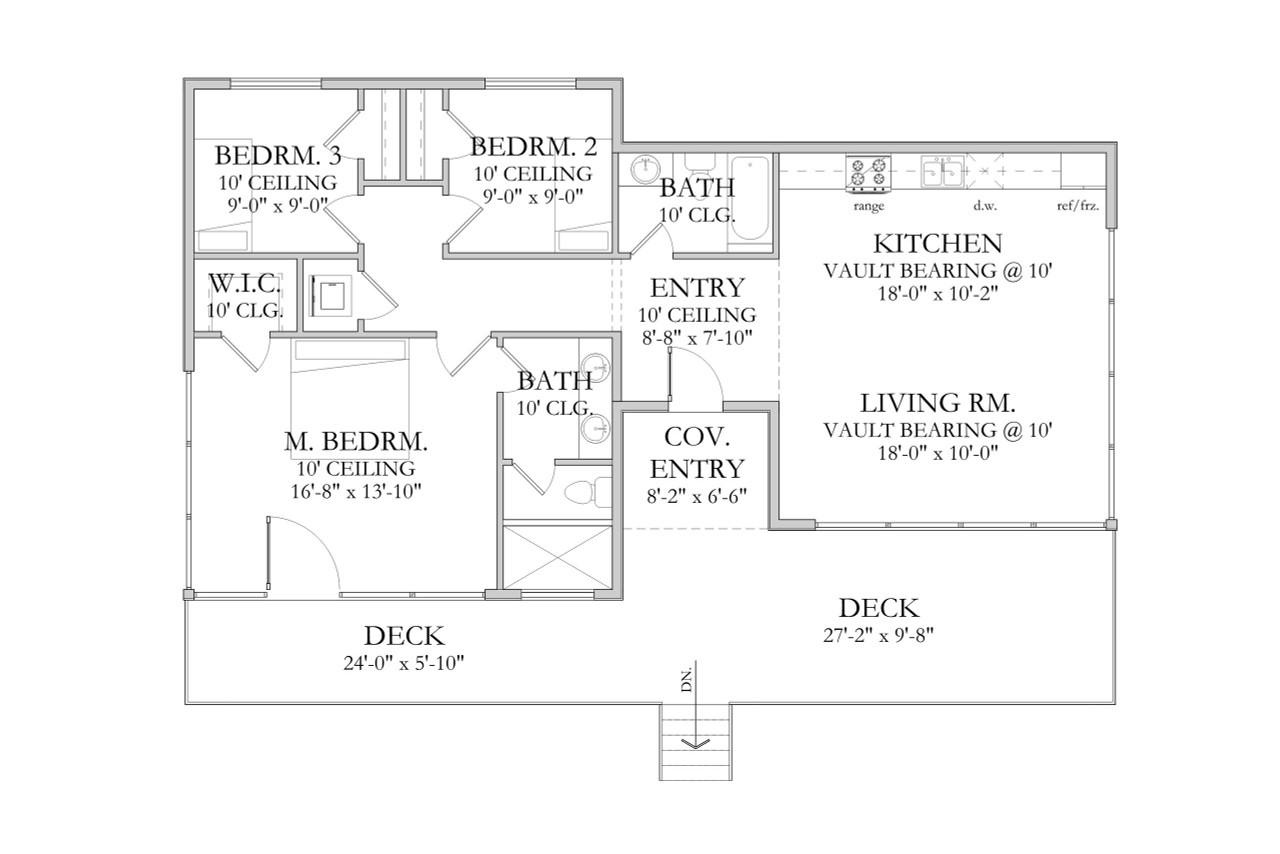 Modern House Plan - Woodview 20284 - 1st Floor Plan