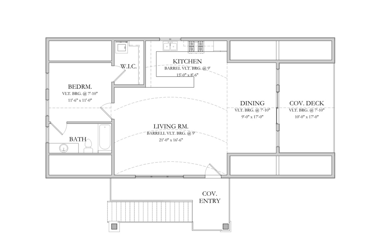 Secondary Image - Craftsman House Plan - Ames 90903 - 2nd Floor Plan