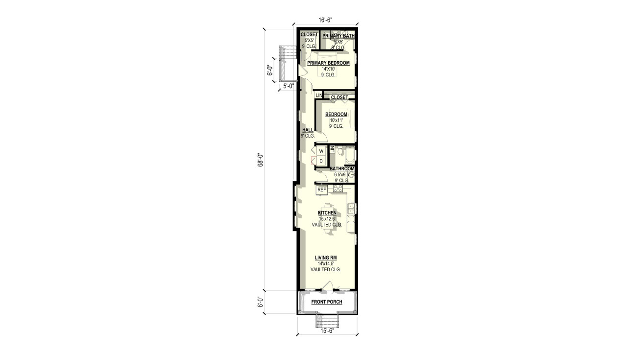 Craftsman House Plan - Lily #2 38220 - 1st Floor Plan