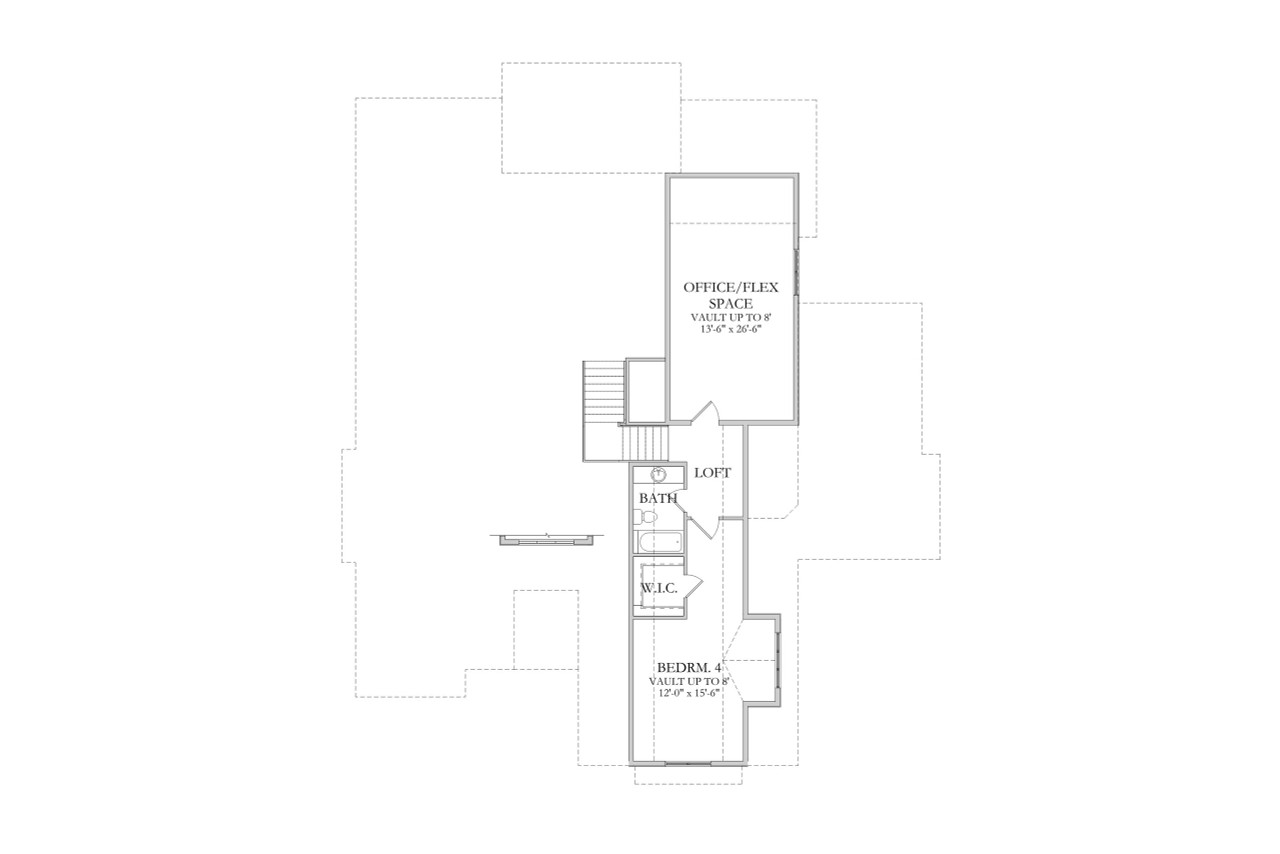 Secondary Image - Traditional House Plan - Austin 20106 - 2nd Floor Plan