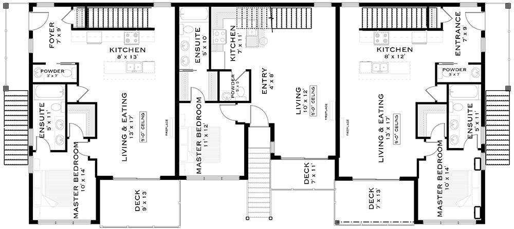 Contemporary House Plan - Acadian Wynd 47292 - 1st Floor Plan