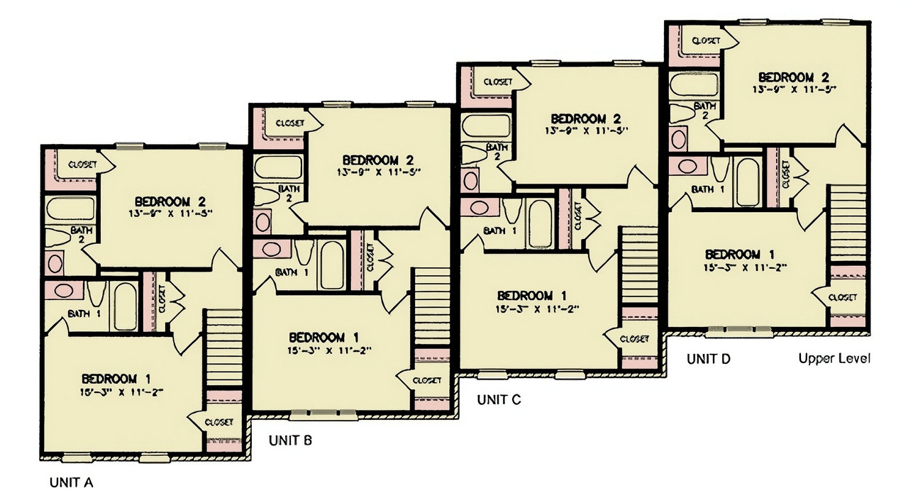 Secondary Image - Traditional House Plan - Hartwell 45875 - 2nd Floor Plan