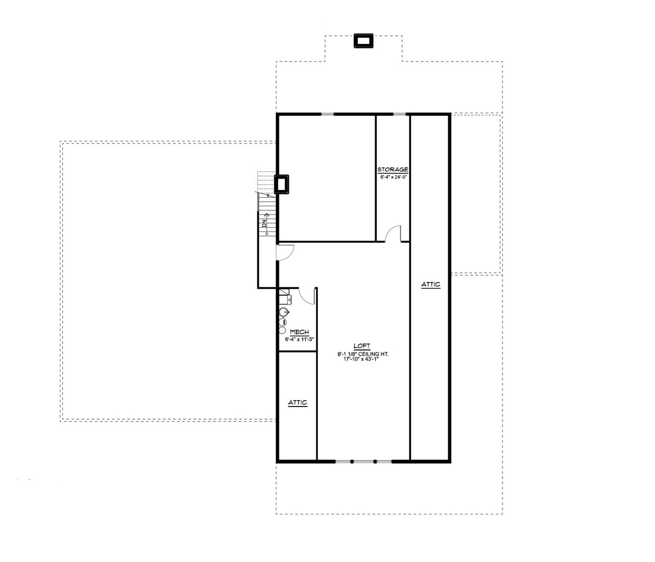 Secondary Image - Country House Plan - 86424 - 2nd Floor Plan