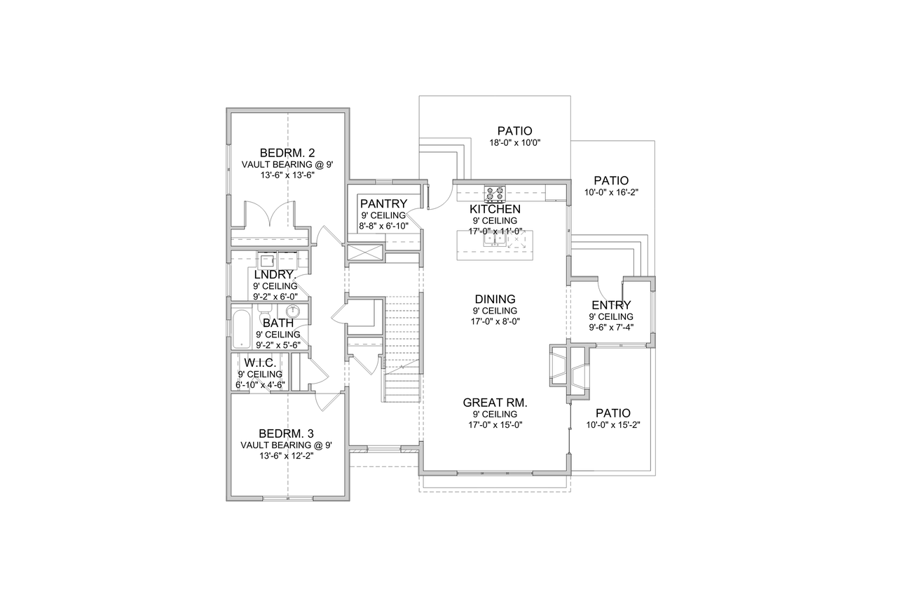 Secondary Image - Farmhouse House Plan - Oslo 76683 - 2nd Floor Plan