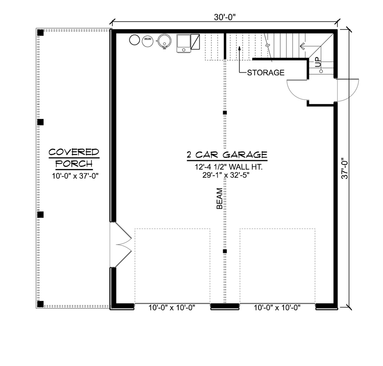 Country House Plan - 37671 - 1st Floor Plan