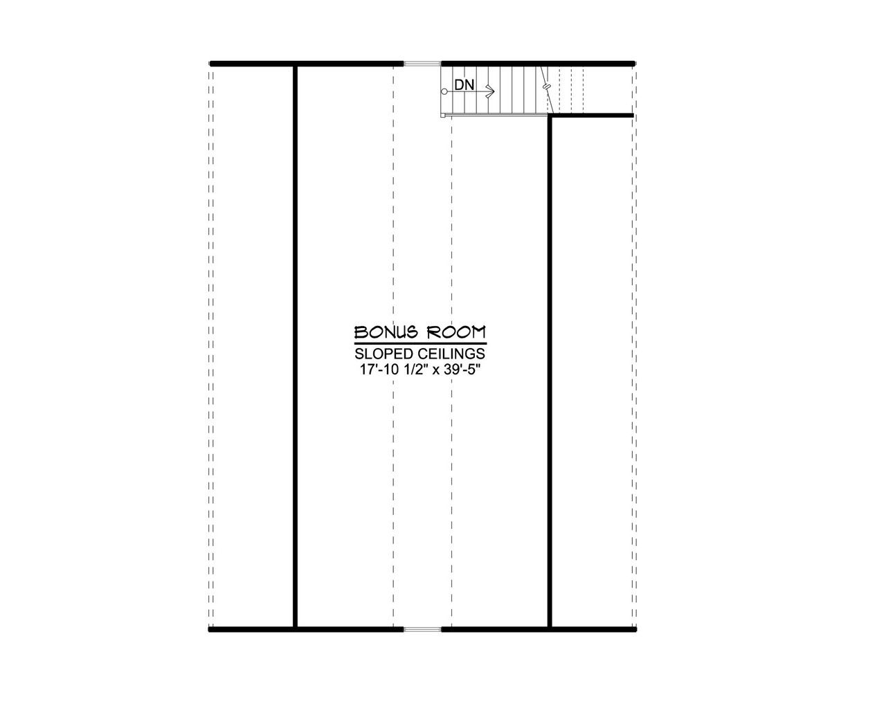 Traditional House Plan - 50721 - 2nd Floor Plan