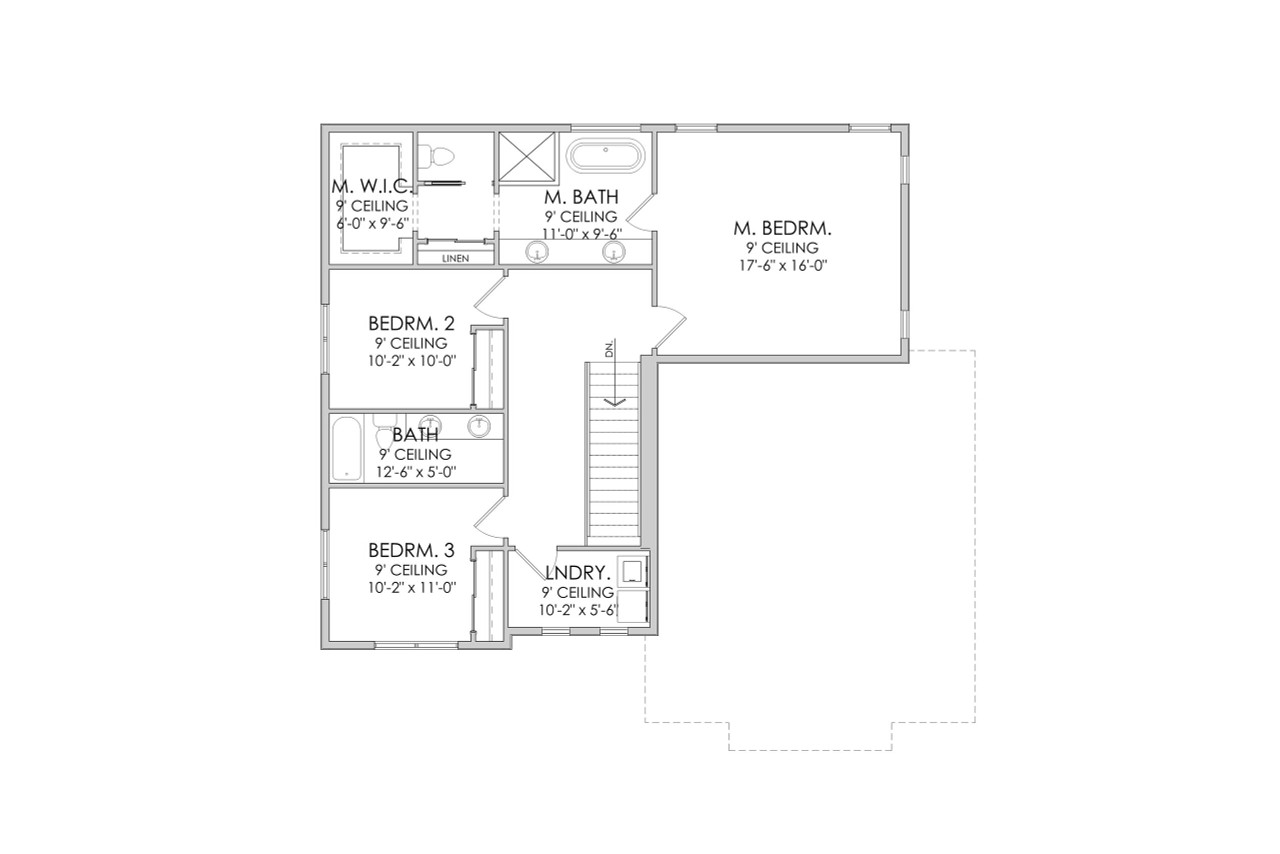 Secondary Image - Traditional House Plan - Webb 25272 - 2nd Floor Plan
