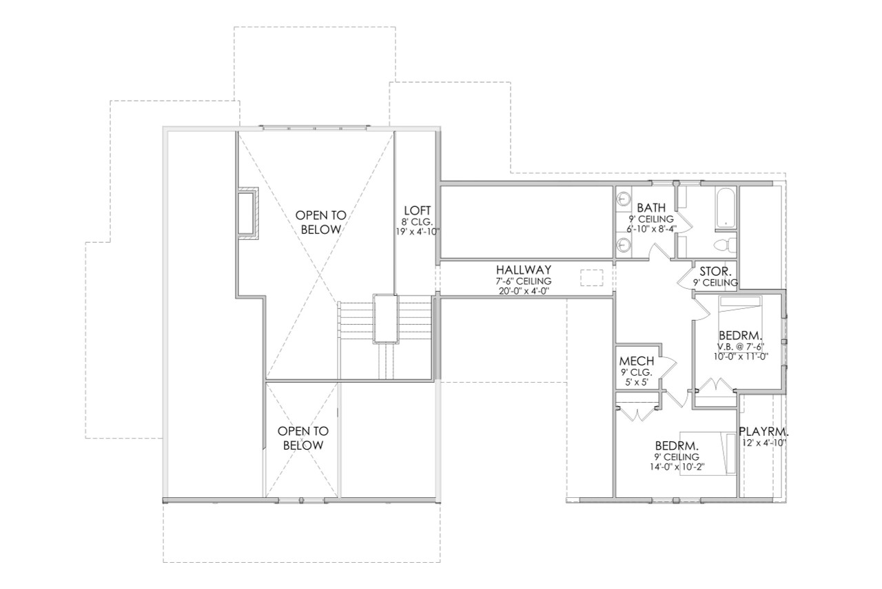 Farmhouse House Plan - Smithfield 86684 - 2nd Floor Plan