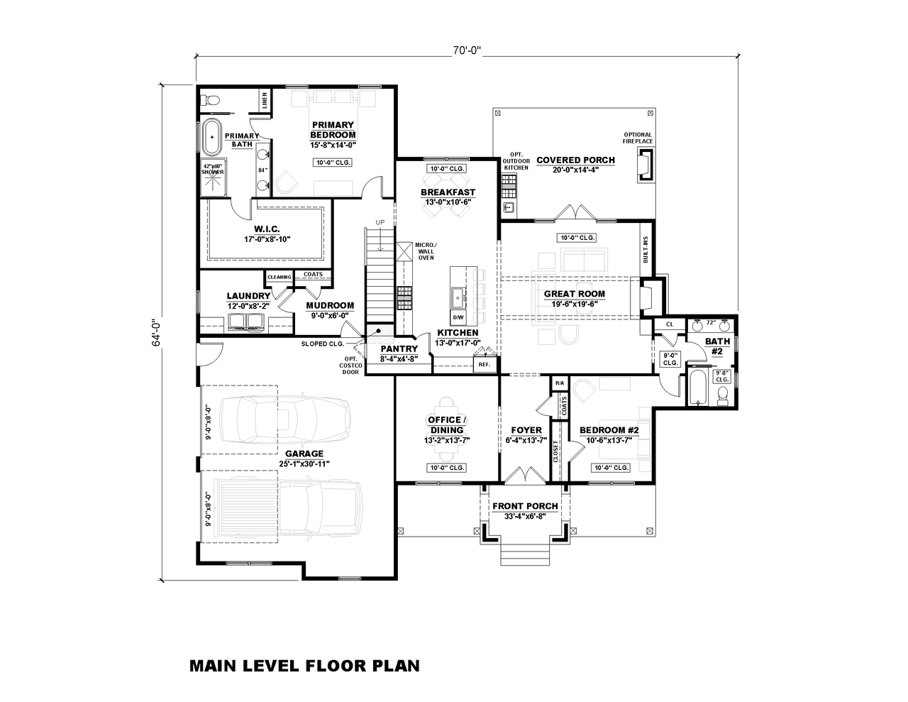 Farmhouse House Plan - Smith-2 65226 - 1st Floor Plan