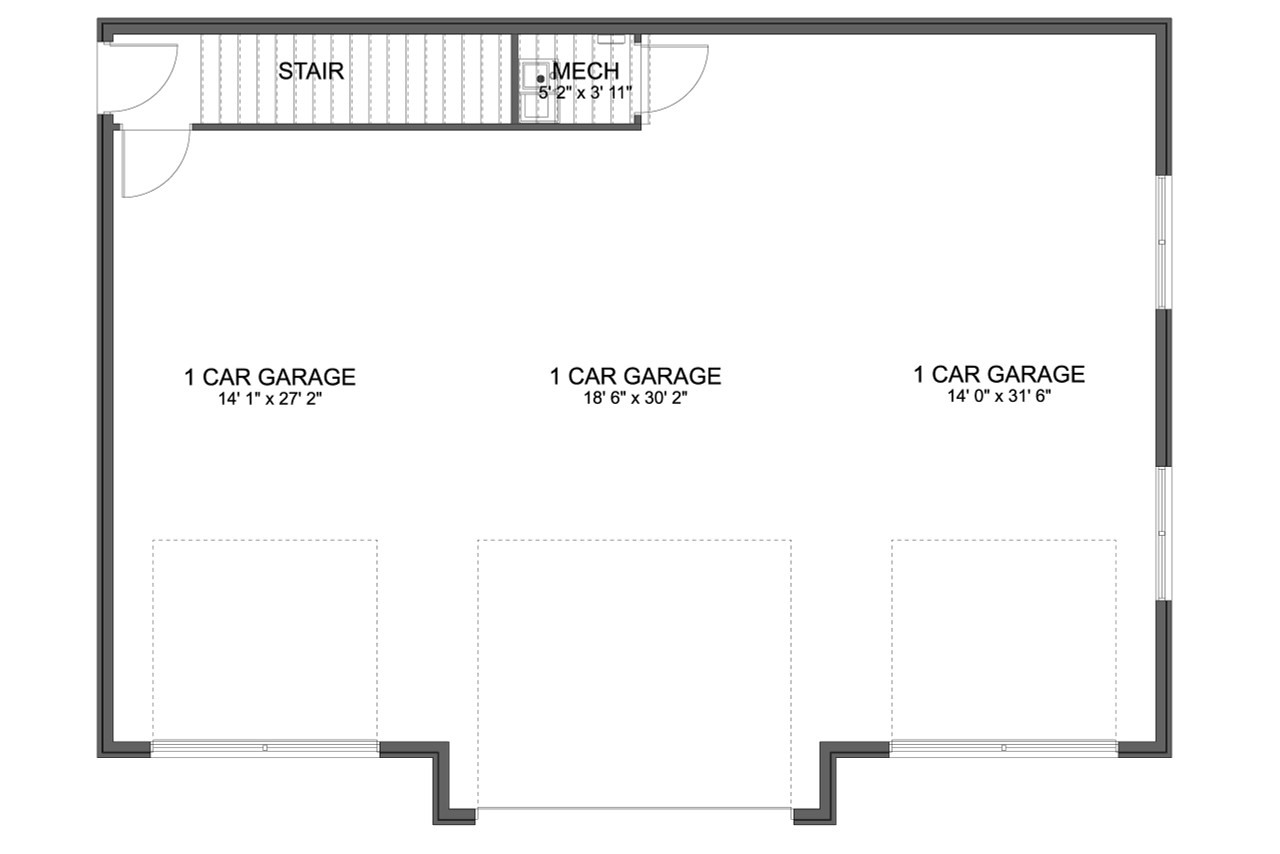 Country House Plan - Swann Barndo 36346 - 1st Floor Plan