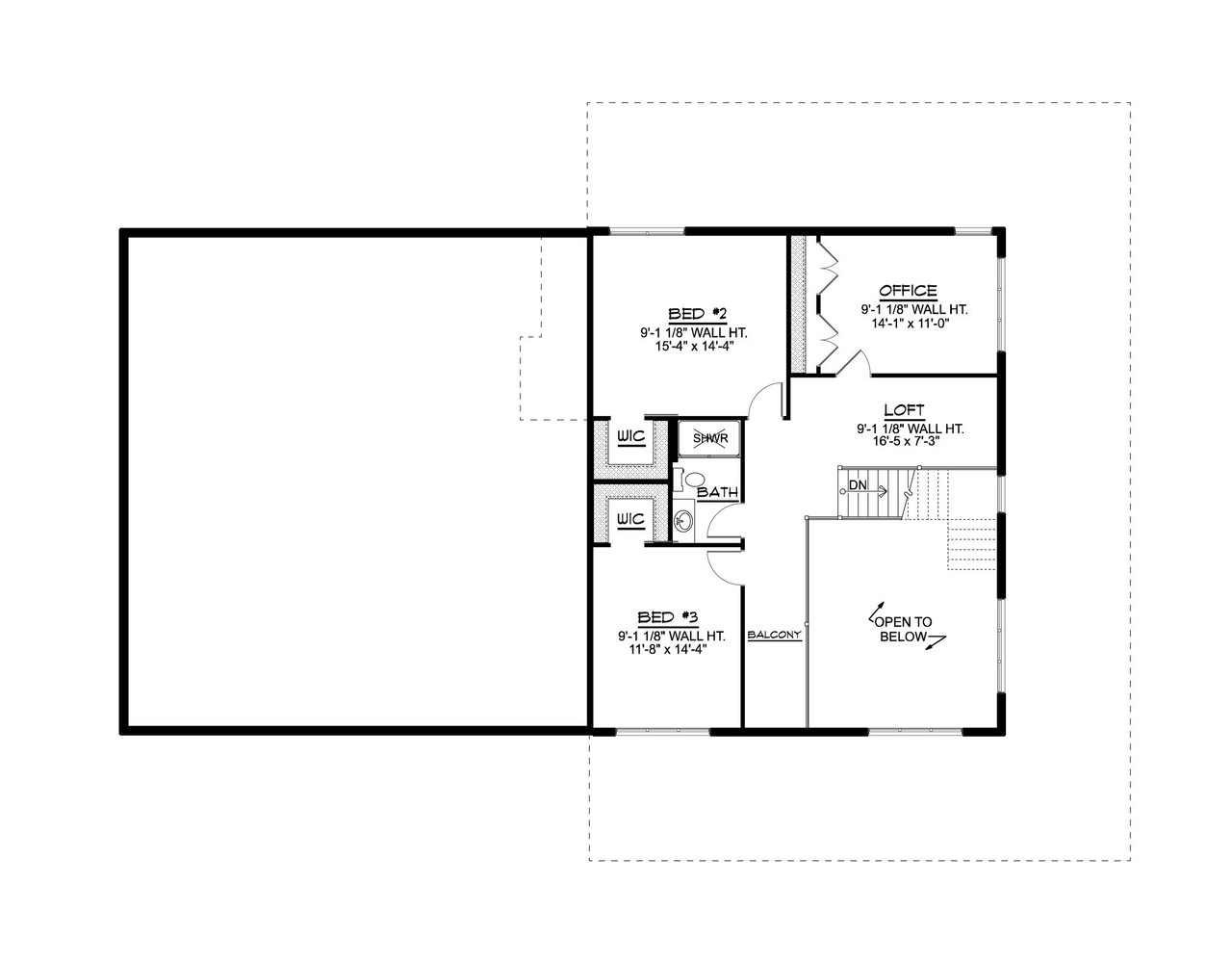 Farmhouse House Plan - 94309 - 2nd Floor Plan