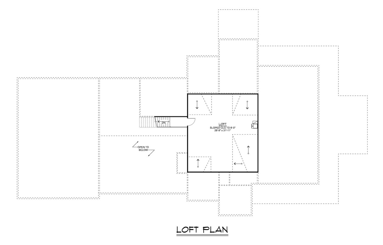 Country House Plan - 75799 - 2nd Floor Plan