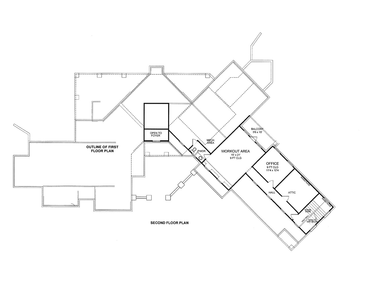 Mediterranean House Plan - Casa De Rev 27465 - 2nd Floor Plan