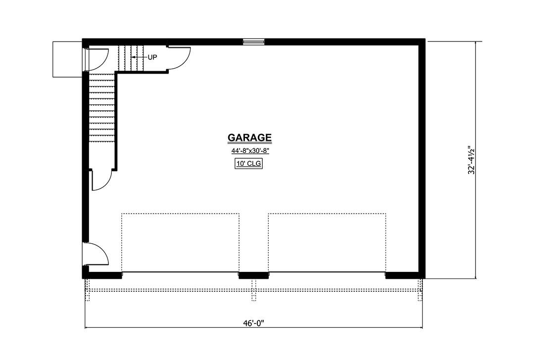 Craftsman House Plan - 17991 - 1st Floor Plan