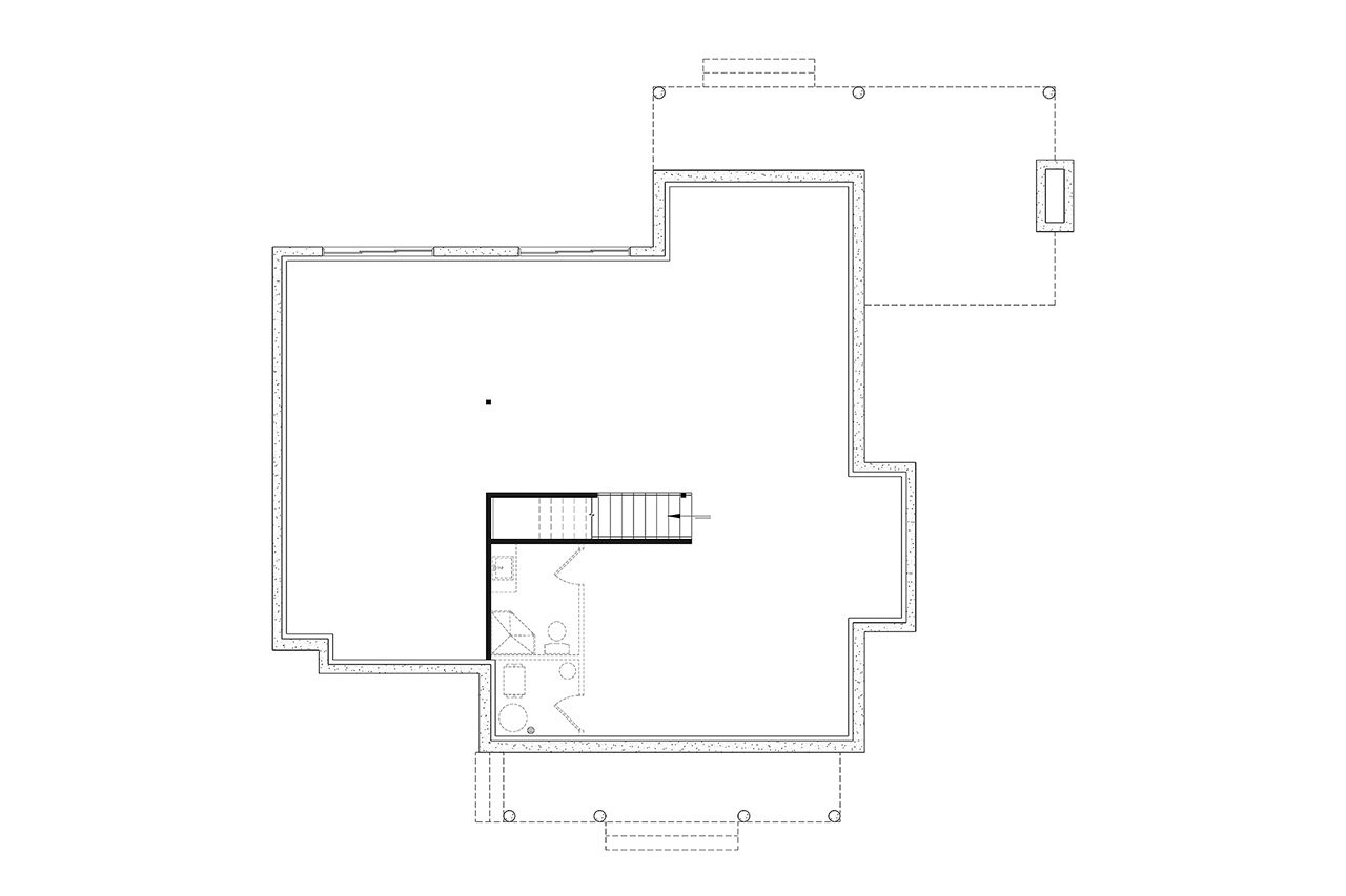 Cottage House Plan - Elliot 51420 - Basement Floor Plan