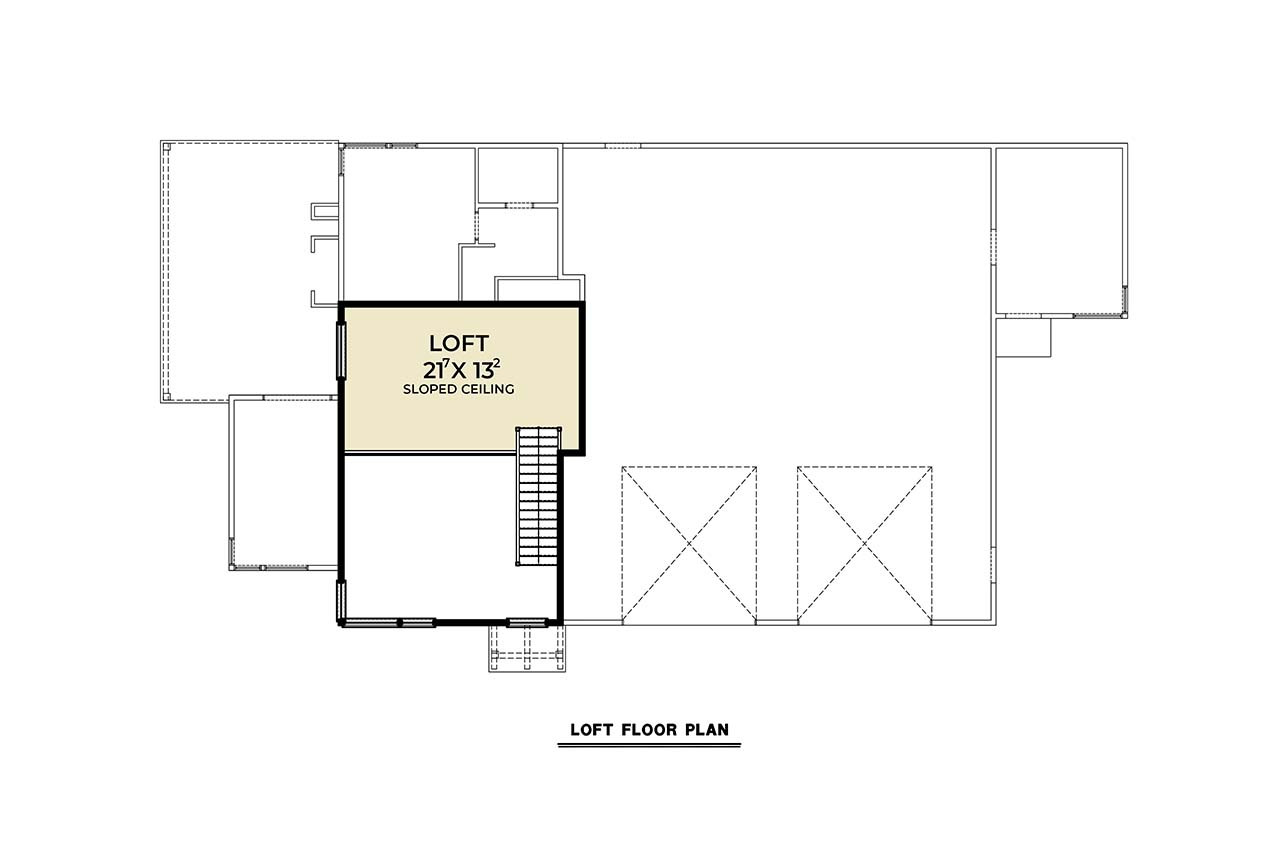 Contemporary House Plan - 83781 - 2nd Floor Plan